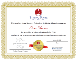 2021 award certificate